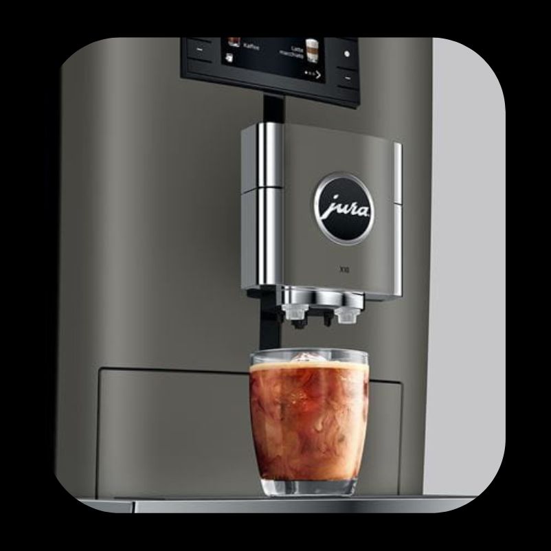 Jura X10 making cold brew coffee
