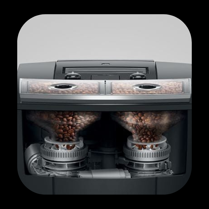 Jura J8 Twin with double grinders