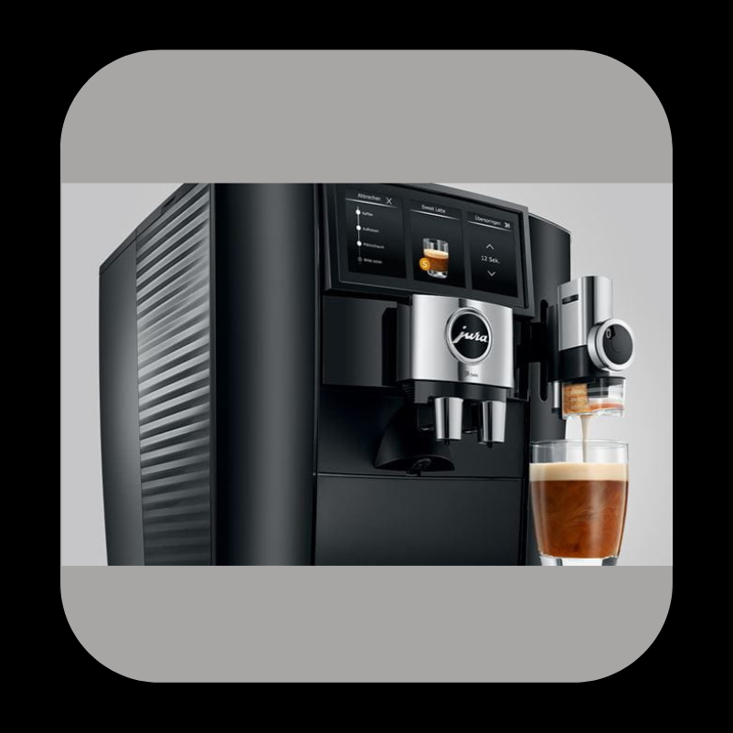 Jura J8 with Syrup attachment