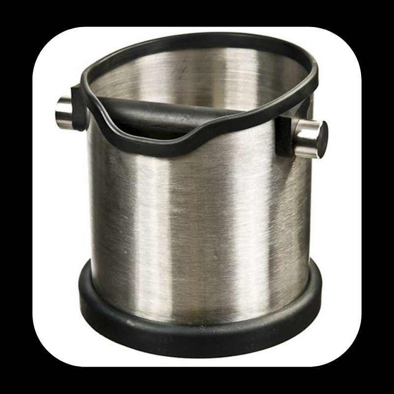 Brewtool Round stainless steel knockbox