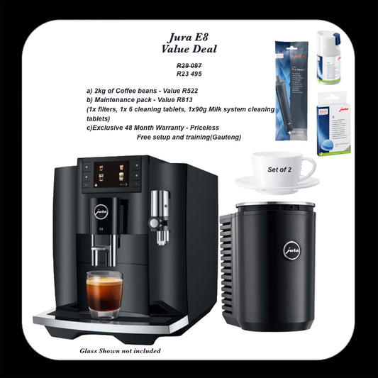 Jura E8 Value Combo-(4 yr warranty)