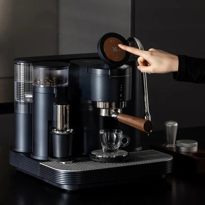 Meraki Espresso machine in use