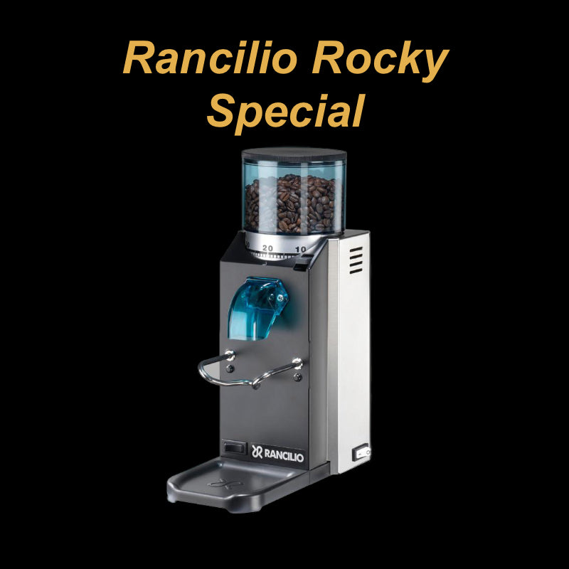 Rancilio Rocky Espresso Grinder (Black - Doserless)