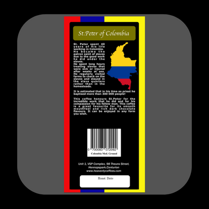 St. Peter of Colombia Medium Roast 250g/1kg - Heavenly Coffees