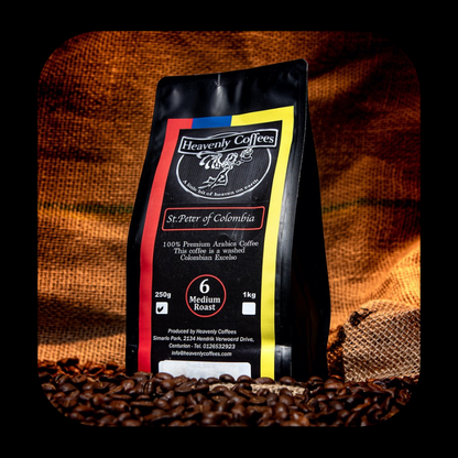 St. Peter of Colombia Medium Roast 250g/1kg - Heavenly Coffees