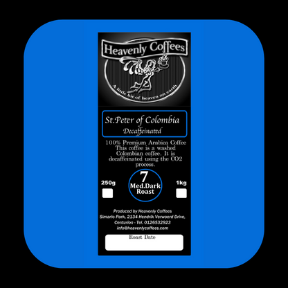 St.Peter of Colombia Decaffeinated - Heavenly Coffees