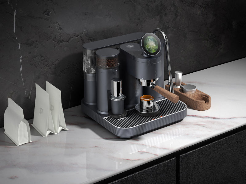 Meraki Espresso machine coffee station