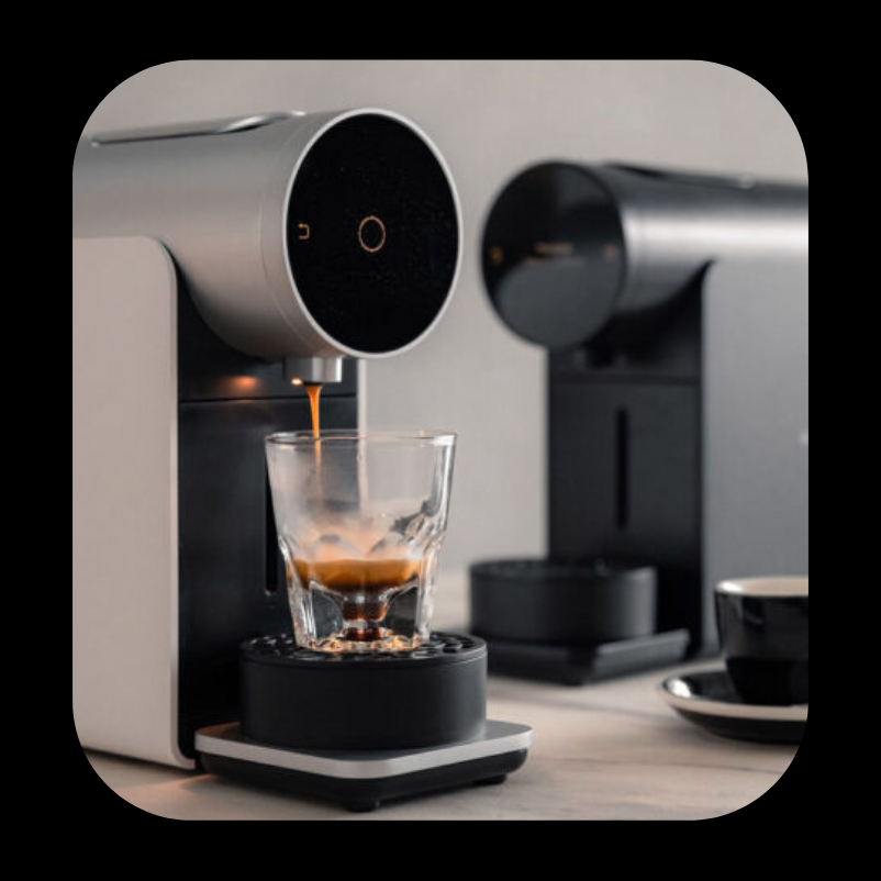 The Morning Smart Capsule machine in action