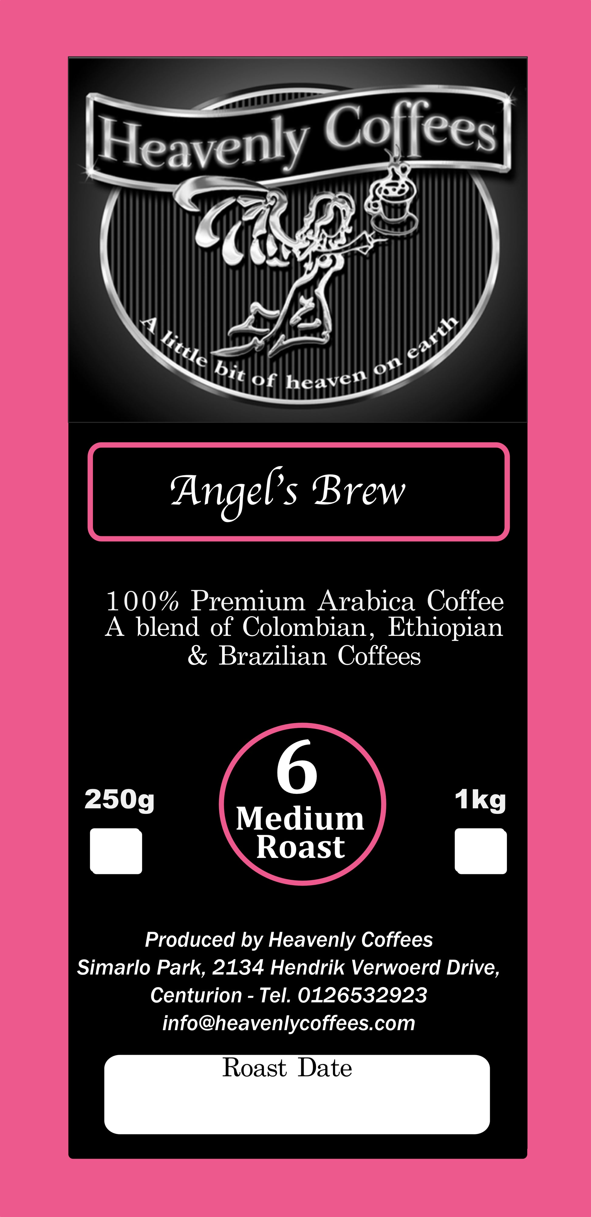 Angels Brew Front Label