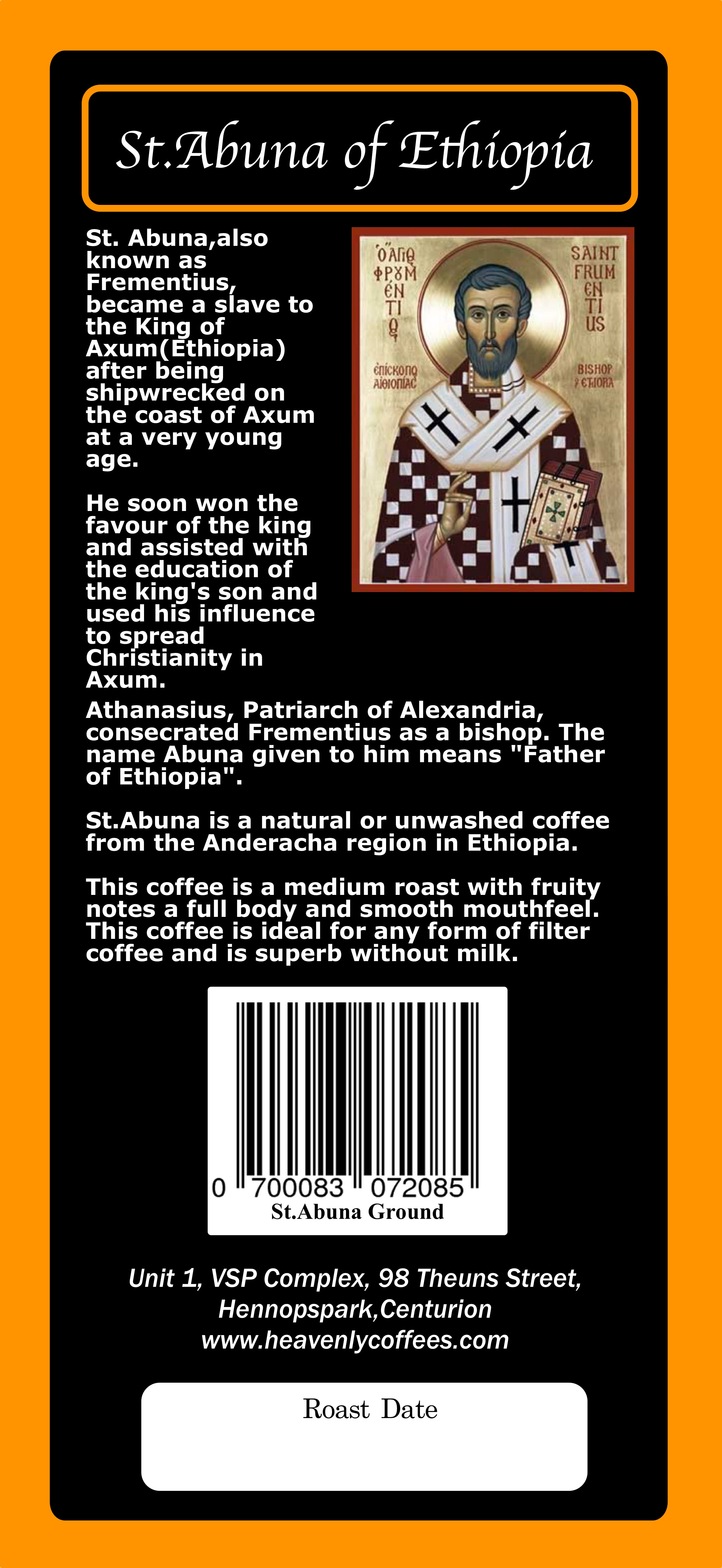 St.Abuna of Ethiopia Coffee