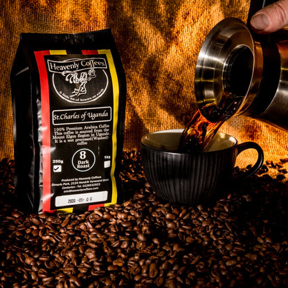 St.Charles of Uganda Dark Roast - Heavenly Coffees