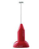 Aero latte milk frother red